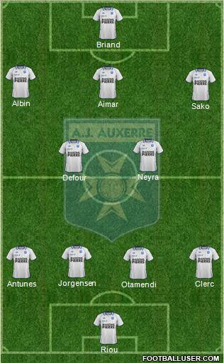 A.J. Auxerre Formation 2011