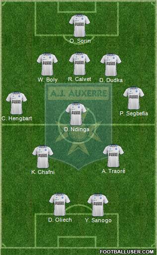 A.J. Auxerre Formation 2011