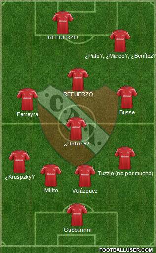 Independiente Formation 2011