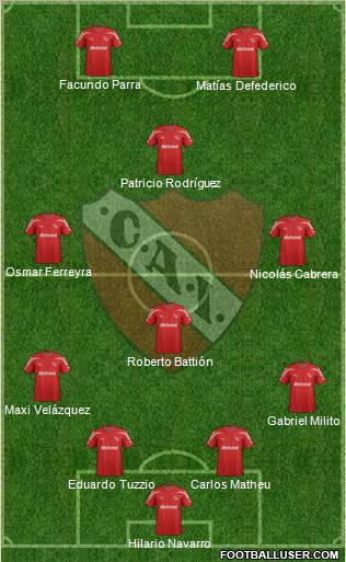 Independiente Formation 2011