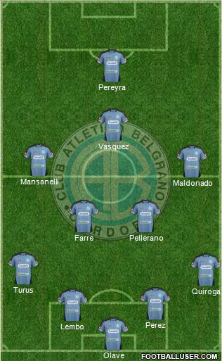 Belgrano de Córdoba Formation 2011