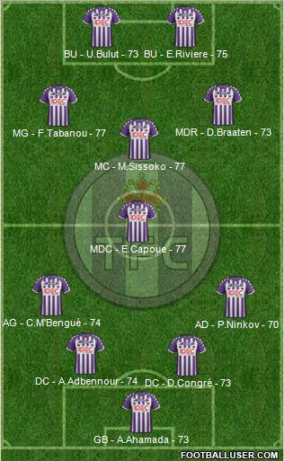 Toulouse Football Club Formation 2011