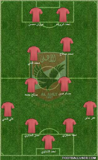 Al-Ahly Sporting Club Formation 2011