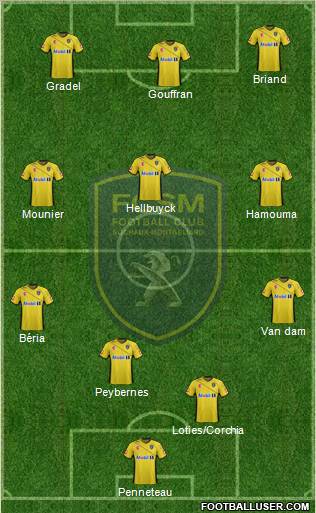 FC Sochaux-Montbéliard Formation 2011