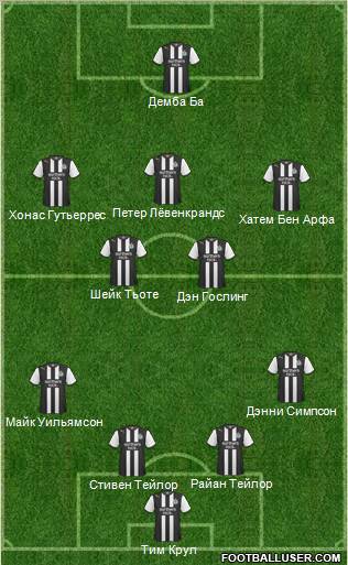 Newcastle United Formation 2011