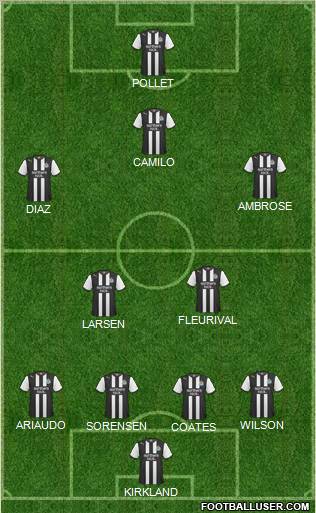 Newcastle United Formation 2011