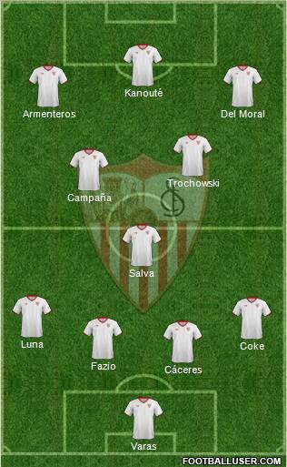 Sevilla F.C., S.A.D. Formation 2011