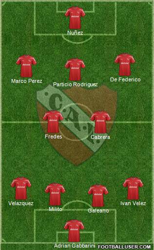 Independiente Formation 2011