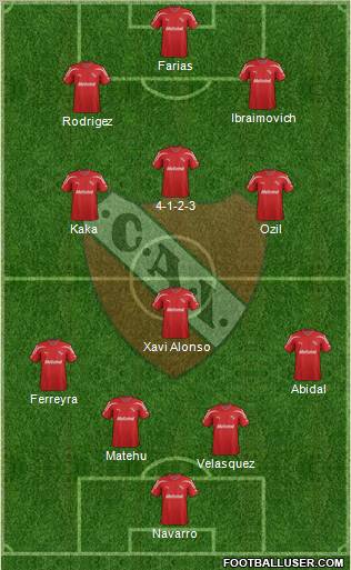 Independiente Formation 2011