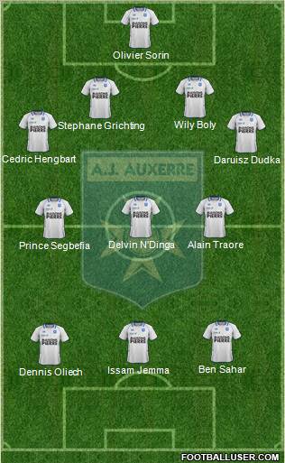 A.J. Auxerre Formation 2011