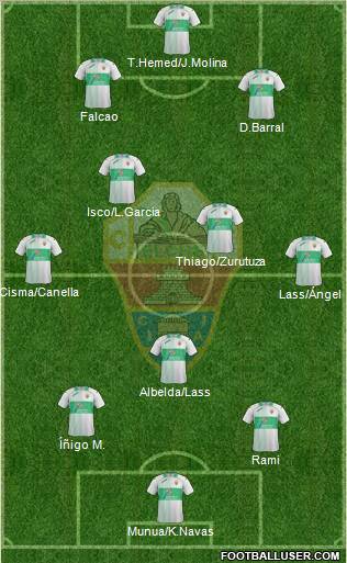 Elche C.F., S.A.D. Formation 2011