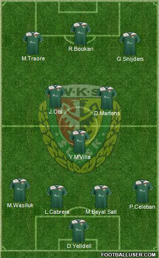 WKS Slask Wroclaw Formation 2011