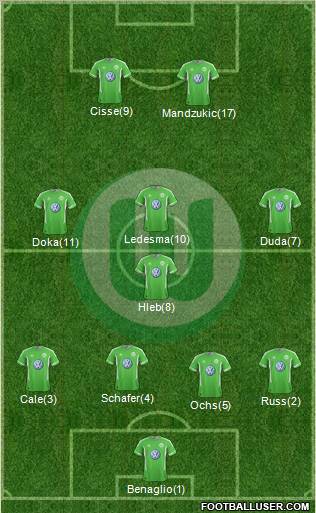 VfL Wolfsburg Formation 2011