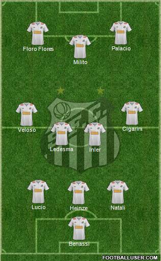 Santos FC Formation 2011