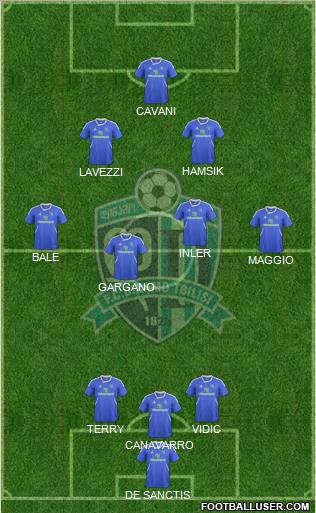 Dinamo Tbilisi Formation 2011