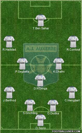 A.J. Auxerre Formation 2011