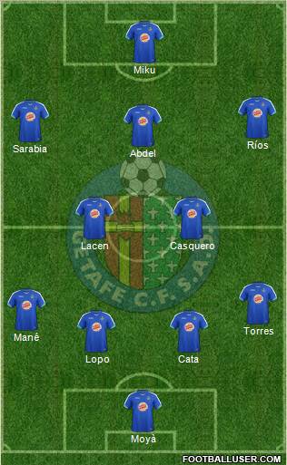 Getafe C.F., S.A.D. Formation 2011