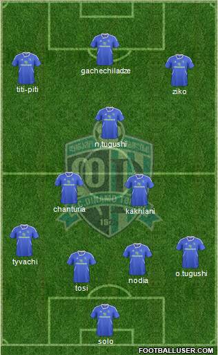 Dinamo Tbilisi Formation 2011