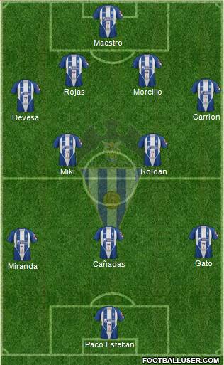 C.D. Alcoyano Formation 2011