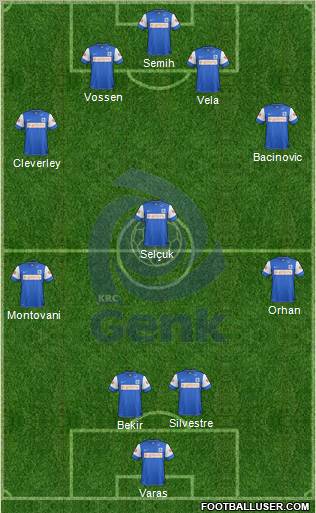 K Racing Club Genk Formation 2011