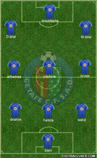 Getafe C.F., S.A.D. Formation 2011