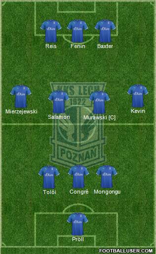 Lech Poznan Formation 2011