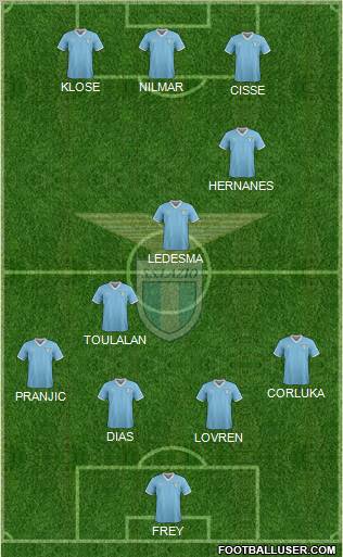 S.S. Lazio Formation 2011