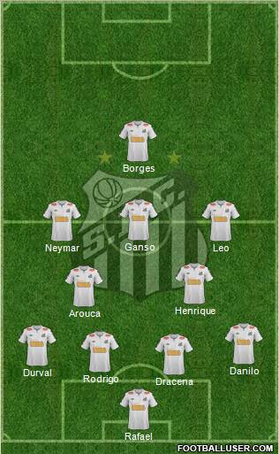 Santos FC Formation 2011