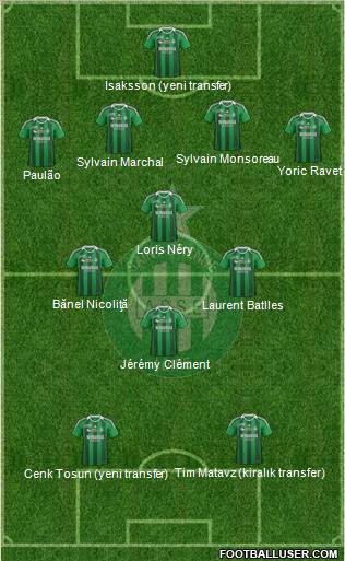 A.S. Saint-Etienne Formation 2011