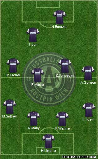 FK Austria Wien Formation 2011