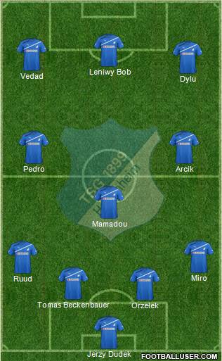 TSG 1899 Hoffenheim Formation 2011