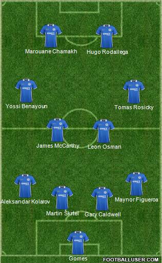 Wigan Athletic Formation 2011