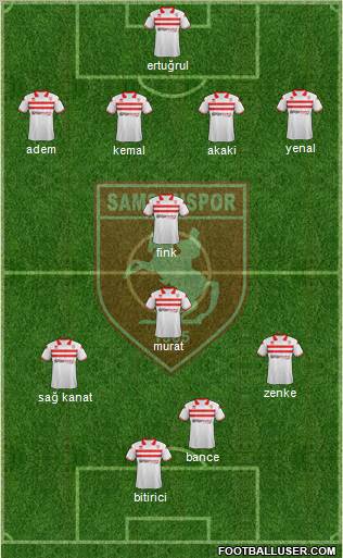 Samsunspor Formation 2011