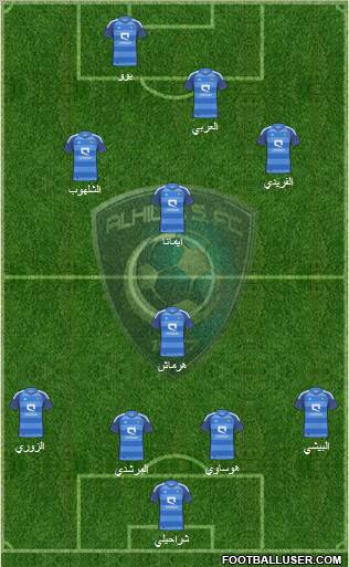 Al-Hilal (KSA) Formation 2011