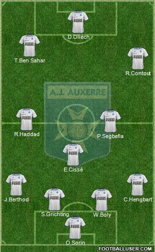 A.J. Auxerre Formation 2011