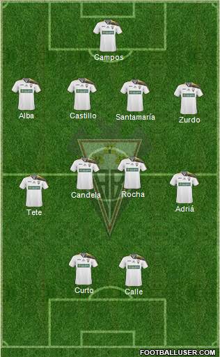 Albacete B., S.A.D. Formation 2011