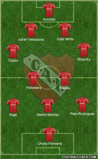 Independiente Formation 2011