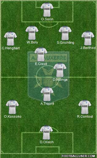 A.J. Auxerre Formation 2011