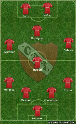 Independiente Formation 2011