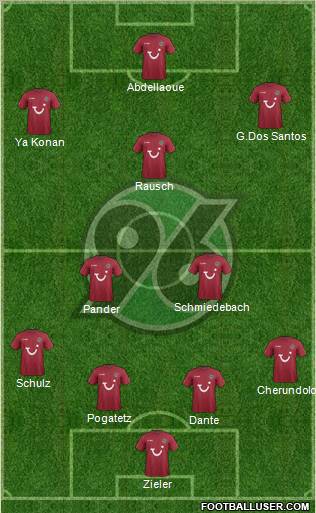 Hannover 96 Formation 2011