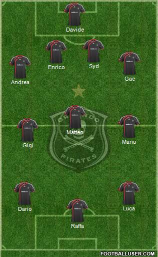 Orlando Pirates Formation 2011