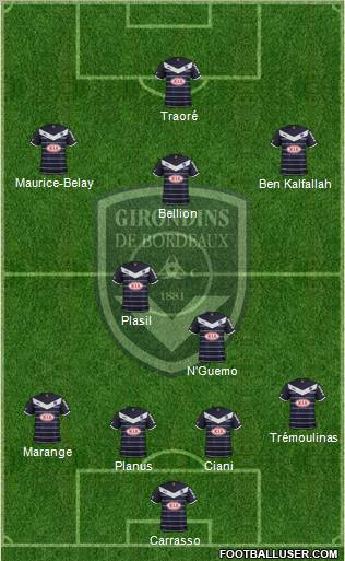 FC Girondins de Bordeaux Formation 2011