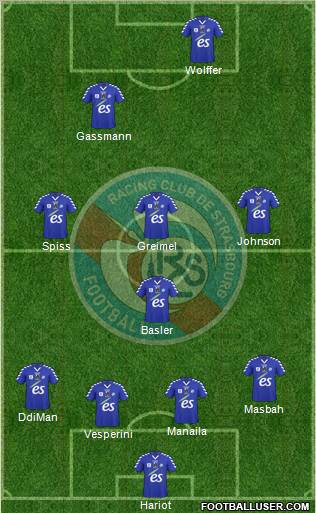 Racing Club de Strasbourg-Football Formation 2011