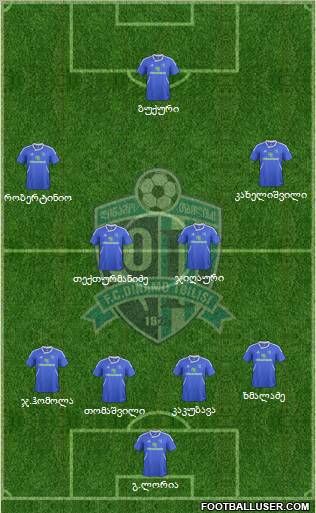 Dinamo Tbilisi Formation 2011