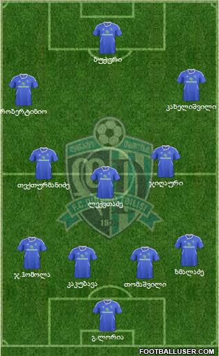 Dinamo Tbilisi Formation 2011