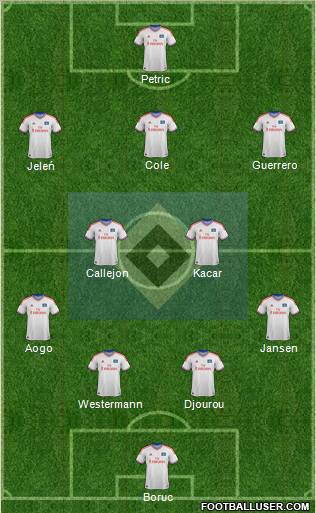 Hamburger SV Formation 2011