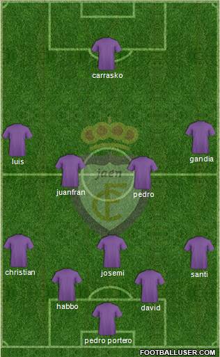 Real Jaén C.F. Formation 2011