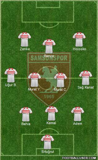 Samsunspor Formation 2011