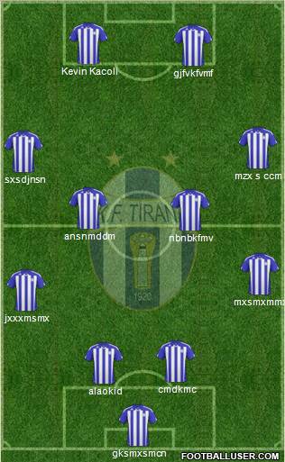 KF Tirana Formation 2011