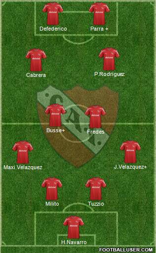 Independiente Formation 2011